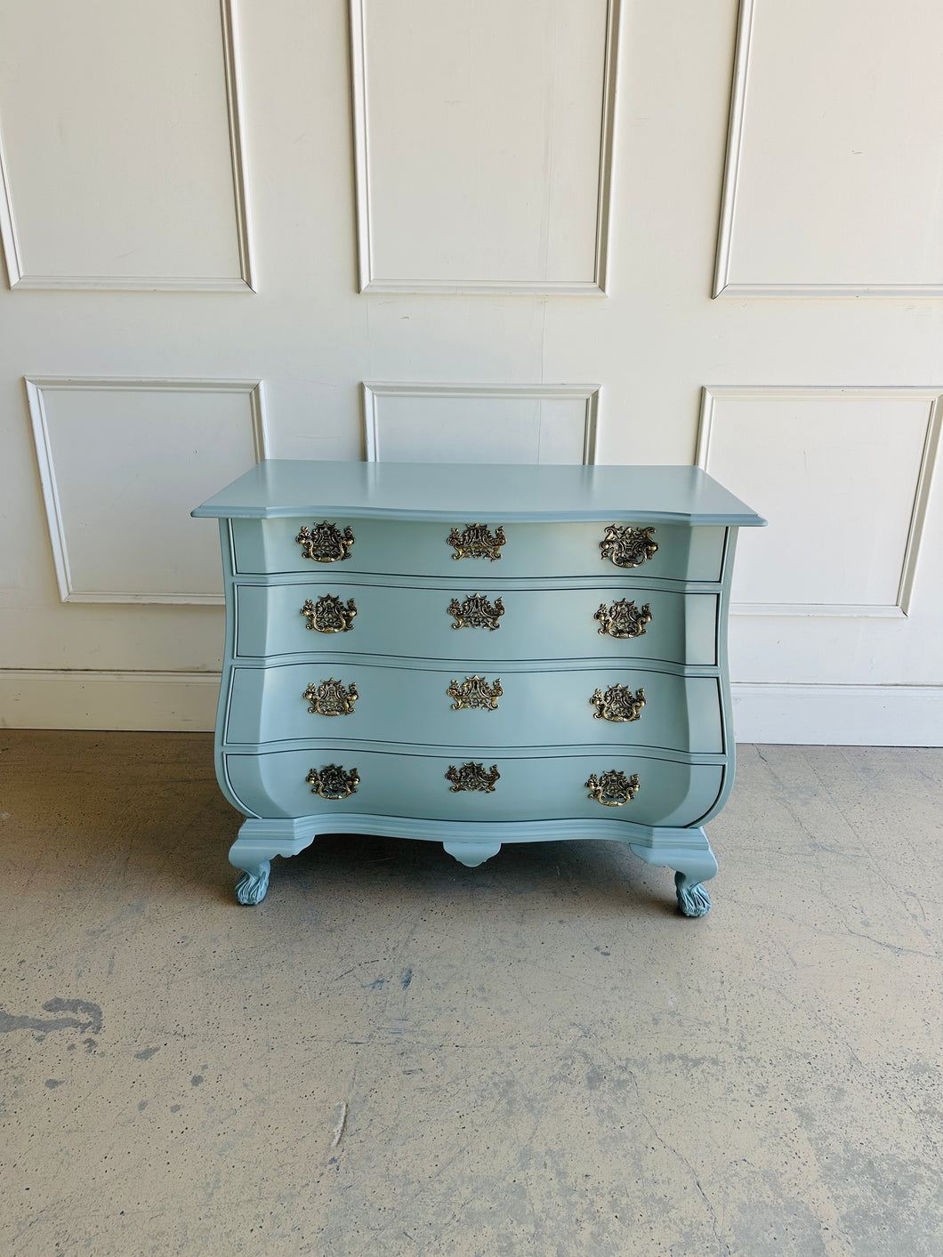 Sutton Bombe 4 Drawer Commode