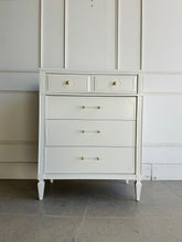 Load image into Gallery viewer, Five Drawer Vintage Chest in White Dove
