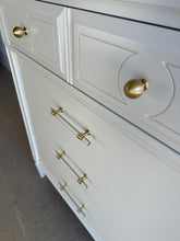 Load image into Gallery viewer, Five Drawer Vintage Chest in White Dove
