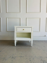 Load image into Gallery viewer, Vintage White Dove Nightstand
