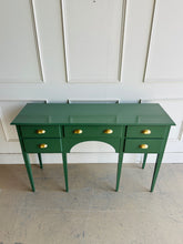 Load image into Gallery viewer, Solid Wood Green Vintage Sideboard
