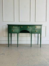 Load image into Gallery viewer, Solid Wood Green Vintage Sideboard
