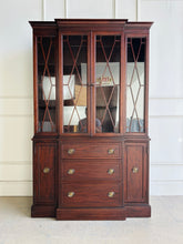 Load image into Gallery viewer, Rway Furniture Vintage Mahogany China Cabinet
