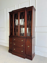 Load image into Gallery viewer, Rway Furniture Vintage Mahogany China Cabinet
