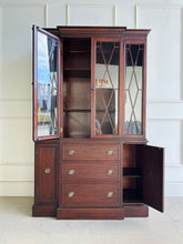 Load image into Gallery viewer, Rway Furniture Vintage Mahogany China Cabinet
