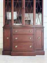 Load image into Gallery viewer, Rway Furniture Vintage Mahogany China Cabinet

