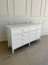Load image into Gallery viewer, 8 Drawer Dresser &amp; Nightstands &quot;SET&quot; in White Dove
