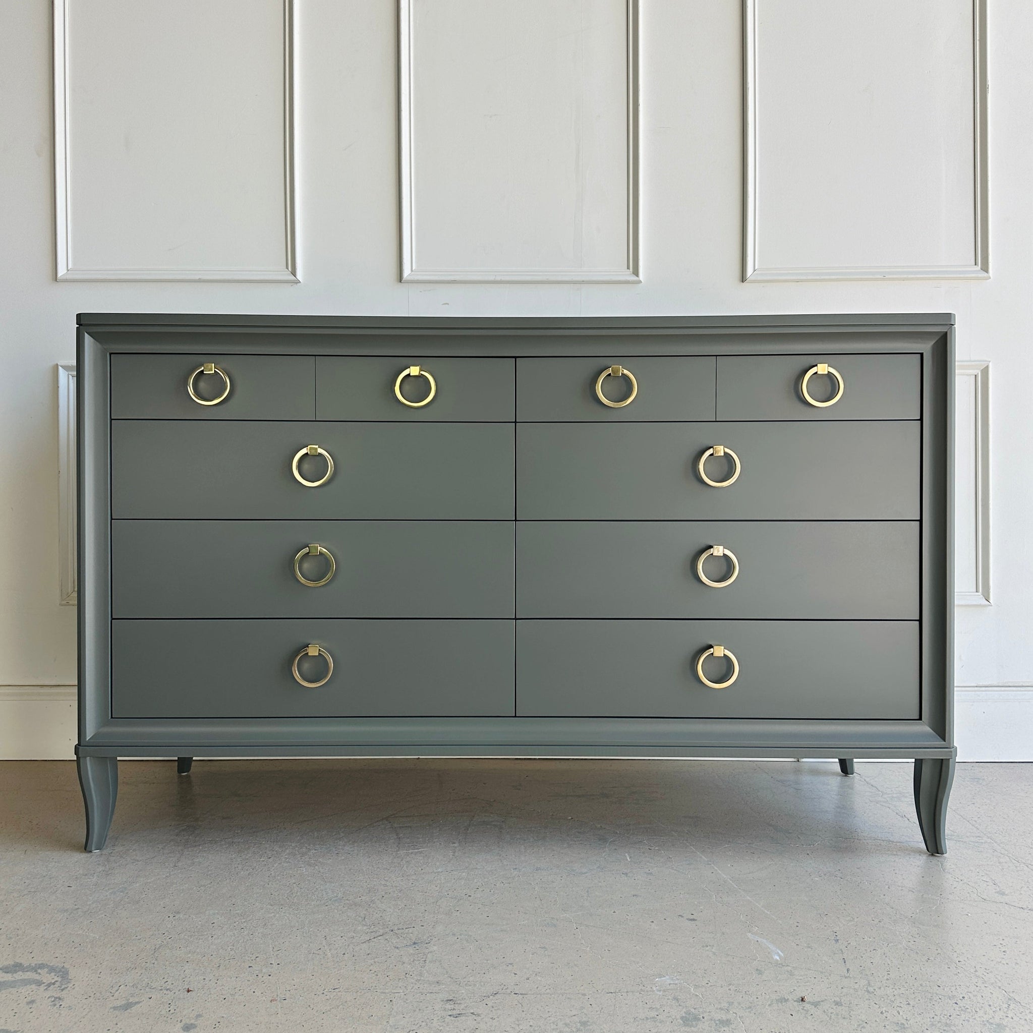 Century Tribeca 8 Drawer Dresser in Ashwood Moss