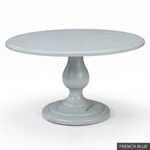 Load image into Gallery viewer, The Phillips Scott 48 inch Lafayette Dining Table offers the character of a grand European pedestal table in a comfortably scaled footprint. Designed to seat four, it is an inviting choice for breakfast rooms, dining nooks, and smaller dining spaces. Crafted from hardwood solids and veneers, its round top features a layered molded edge supported by a sculptural turned pedestal and substantial tiered base. Good Bones Furniture
