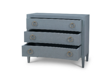 Load image into Gallery viewer, Mornington Linen Wrapped 3 Drawer Chest
