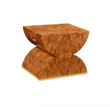 Load image into Gallery viewer, Geometric Stool-Olive Ashe
