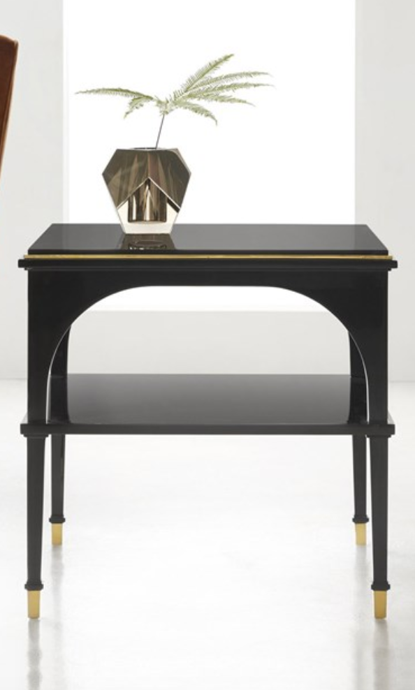 Classical End Table-Ebony