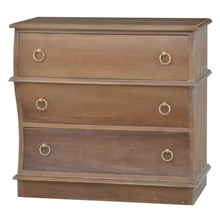 Load image into Gallery viewer, Serpentine 3 drawer bedside
