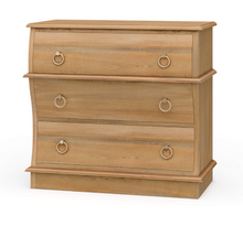 Load image into Gallery viewer, Serpentine 3 drawer bedside
