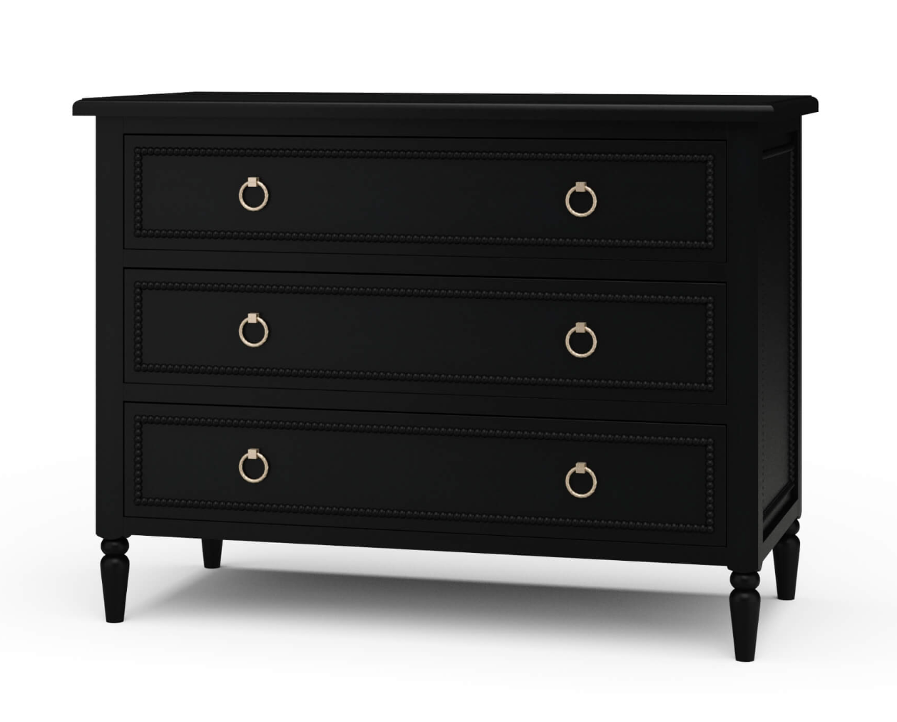 3-drawer black dresser Garvee 3 Drawer Dresser for Bedroom 29 Inch Tall Chest of Drawers for Closet Modern Clothes Storage Cabinet and Vertical Drawer Organizer for Living