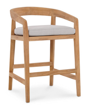 Load image into Gallery viewer, Raleigh Outdoor Teak Counter Stool
