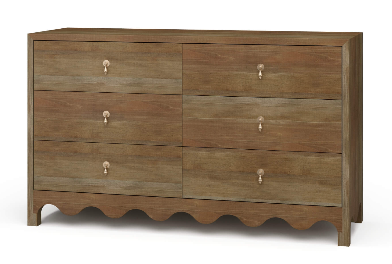Chloe 6 Drawer Dresser Good Bones Furniture Chloe 6 Drawer Dresser Good Bones Furniture