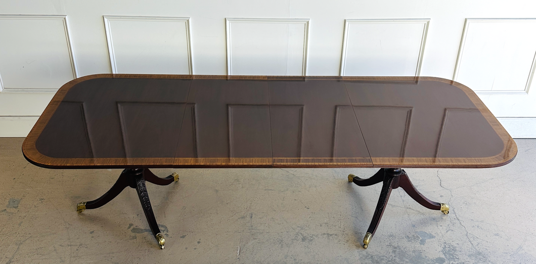 Councill Furniture Banded Mahogany Dining Table
