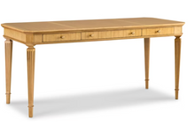 Load image into Gallery viewer, Hickory White Home Office Desk
