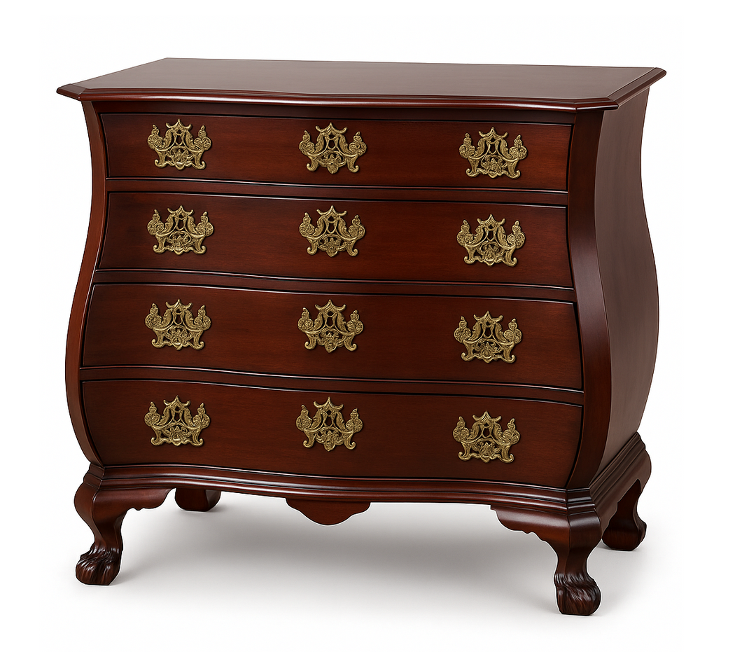 Sutton Bombe 4 Drawer Commode