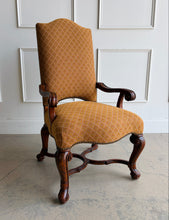 Load image into Gallery viewer, Thomasville Ernest Hemingway Collection 9-piece dining set. Designed with classic European influences and the relaxed sophistication that defines the Ernest Hemingway Collection, this complete dining suite features a beautifully figured mahogany extension table paired with six sculptural loop-back side chairs and two generously proportioned host armchairs. Good Bones Furniture
