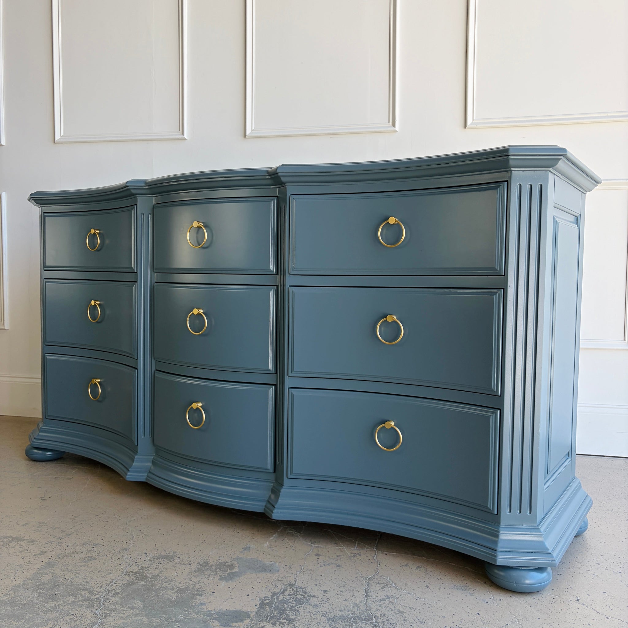 Ethan Allen Vintage 9 Drawer Dresser – Good Bones Furniture