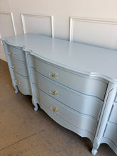 Load image into Gallery viewer, Vintage French 9 Drawer Dresser in Parma Gray
