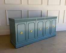 Load image into Gallery viewer, Vintage Stanley Credenza in Aegean Teal
