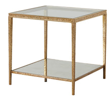 Load image into Gallery viewer, Modern History Sculpture Square End Table
