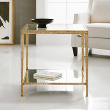 Load image into Gallery viewer, Modern History Sculpture Square End Table

