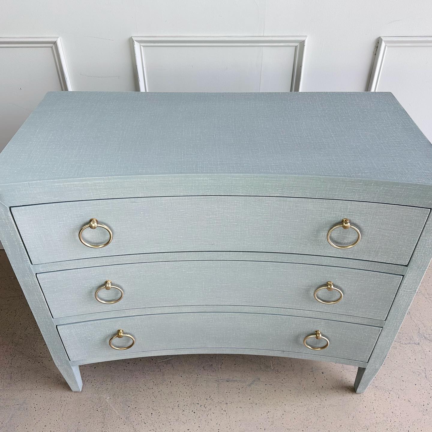 Mornington Linen Wrapped 3 Drawer Chest – Good Bones Furniture